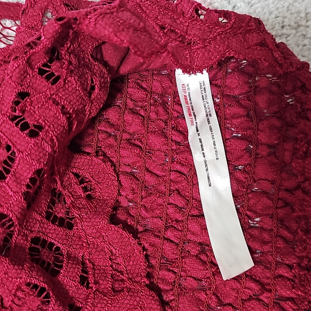 Free People Adella red bralette. size M. Great condition. Never worn - Picture 3 of 5
